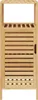 vidaXL Badezimmerschrank mit Ablage 36x33x87 cm Bambus Produktbild-Vorschau 3