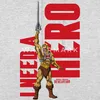 Spreadshirt Masters Of The Universe He-Man I Need A Hero Produktbild-Vorschau 2