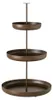 Etagere SIDAN braun Metall H60cm 3-stöckige Metalletagere Produktbild-Vorschau 1