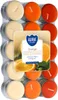 A package of orange scented tea lights. Produktbild-Vorschau