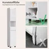 Armoire haute pour salle de bain Mondeer avec façade Voir les images du produit 8