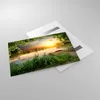 Bilder auf glas - Brücke See - 120x80cm - Glasbilder - Produktbild-Vorschau 2