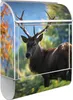 banjado Design Briefkasten Stahl weiß mit Zeitungsfach Produktbild-Vorschau 8