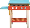 HOME DELUXE Barbecue en bois TASTY - Bleu/Rouge I Barbecue Voir les images du produit 5