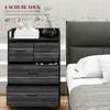 HOMCOM Kommode, Sideboard mit 4 Faltbaren Schubladen aus Produktbild-Vorschau 4