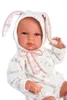 Llorens Hase, mit blauen Augen und Vinyl-Körper, Puppe Produktbild-Vorschau 4