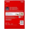 The back of a Canon PIXMA photo paper package. Produktbild-Vorschau
