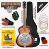 Pyle Resonator Acoustic Guitar Western Guitar - Chitarra Anteprima dell’immagine prodotto 2