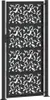 A black metal garden gate with a leaf pattern. Náhled obrázku produktu