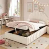 Letto imbottito Merax 90x200 cm con spazio contenitore, Anteprima dell’immagine prodotto 3