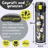 Trinkflasche Kinder, 500ml, leicht - Dinos-schwarz Produktbild-Vorschau 3
