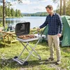 Outsunny Tragbarer Gasgrill 1-Brenner 5kW Grillwagen mit Produktbild-Vorschau 9