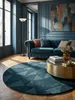 Teppich Türkis rund im modernen Wohnzimmer Einrichtungsidee_#sku_BARK503119377812#