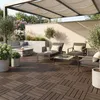 11ltg. WPC Terrassenfliesen MAURICE 30x30 cm - Kaffeebraun Produktbild-Vorschau 12