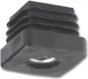Lamellenstopfen mit Gewindeloch M10 40 x 40 mm schwarz Produktbild-Vorschau 1