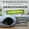 Katzentunnel Katzenhöhle Katzenbett Spielhöhle Grau Produktbild-Vorschau 3