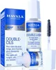 A product shot of Mavala Double-Lash Eyelash Enhancer and Mavala Double-Cils Eyelash Enhancer, with packaging and applicators. Anteprima dell’immagine prodotto