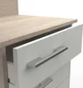 Bureau d'angle « Thales » en blanc / chêne Sonoma - 128,8 x Voir les images du produit 8