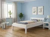 Futonbett weiß Einzelbett 120x200 Kiefer Massivholz Zubehör Produktbild-Vorschau 2