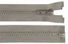 1 Reißverschluss 2-Wege 5mm 65 cm teilbar Autolock Doppelzipper mausgrau Produktbild-Vorschau