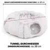 Katzentunnel, Katzentunnel große Katzen mit Schlafplatz, Produktbild-Vorschau 15