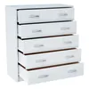 Commode 5 tiroirs finition mate, commode 74cm de large en Voir les images du produit 7