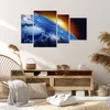 Bild auf Leinwand - Leinwandbild - Galaxie Erde Raum - Produktbild-Vorschau 7