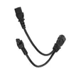 Rozbočovací síťový kabel IEC 320 C14 zástrčka na C13 a C5 Náhled obrázku produktu 3