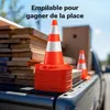 Wiltec Cône de signalisation 50 cm – 500 x 290 x 290 mm – Voir les images du produit 6