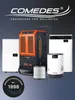 A collection of Comedes air purifiers and dehumidifiers are displayed against a dark background, with brand logos and marketing text. Anteprima dell’immagine prodotto