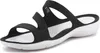 Crocs Swiftwater Sandalen Damen black/white black/white Produktbild-Vorschau 39