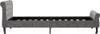 vidaXL Bettgestell Grau Samt 100 x 200 cm Produktbild-Vorschau 3