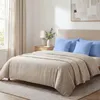 2er Pack Kissenbezug 40x40 cm Himmelblau | 100% Baumwolle | Produktbild-Vorschau 2