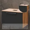 Planetmöbel Waschtischunterschrank Astra 60 cm Gold Produktbild-Vorschau 4