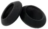 Two black foam ear pads are shown against a white background. Produktbild-Vorschau