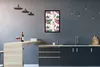 MuchoWow® MuchoWow® Gerahmtes Poster Muster - Flamingo - Produktbild-Vorschau 2