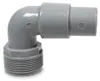 90° Winkeldruckschlauchtülle grau AG 11/2 Zoll x 38/32 mm Produktbild-Vorschau 1