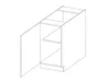 A line drawing of a kitchen cabinet. Produktbild-Vorschau