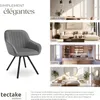 Chaise pivotante avec accoudoirs Snug en velours, Voir les images du produit 7