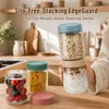 VINATO 4er Set 350ml Overnight Oats Gläser, Glasbehälter Produktbild-Vorschau 4