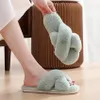 Damen Plüsch Flauschig Pantoffeln Fell Flip Flop Open Toe Produktbild-Vorschau 3