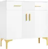Sweiko Moderne Sideboard-Kommode mit 2 Türen und 2 Produktbild-Vorschau 9
