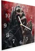 Wanduhr aus Glas mit Motiv Skelettbetende Hände- 30 x 30 cm Produktbild-Vorschau 2