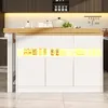 Uittrekbare bartafel met lederen bekleding, draaibare Productafbeelding-voorbeeld 4