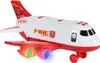 A toy airplane with flashing lights. Produktbild-Vorschau