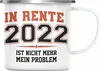 Trendation -  Renter 2022 Emaille Tasse Ruhestand Geschenk Produktbild-Vorschau 1