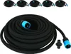 6x Perlschlauch schwarz 15m Bewässerungsschlauch mit Produktbild-Vorschau 1