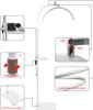 LED Beauty Lampe dimmbar höhenverstellbar U-Bogen Stehlampe Produktbild-Vorschau 8