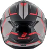 Bogotto FS-X600 Vyda Klapphelm, schwarz matt/grau/rot, S Produktbild-Vorschau 6