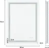 WISFOR Specchio da bagno a LED 50x70cm, specchio da bagno Anteprima dell’immagine prodotto 17